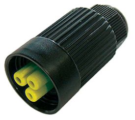 THB.384.B2A  IP68 Nylon 66 Teeplug Micro Connector 2 pole 4mm²